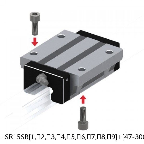 SR15SB[1,​2,​3,​4,​5,​6,​7,​8,​9]+[47-3000/1]L[H,​P,​SP,​UP] THK Radial Load Linear Guide Accuracy and Preload Selectable SR Series