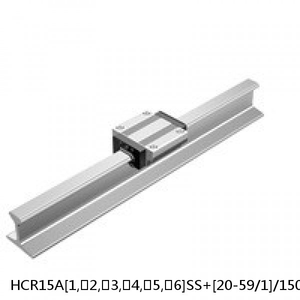 HCR15A[1,​2,​3,​4,​5,​6]SS+[20-59/1]/150R THK Curved Linear Guide Shaft Set Model HCR