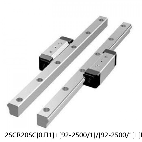 2SCR20SC[0,​1]+[92-2500/1]/[92-2500/1]L[P,​SP,​UP] THK Caged-Ball Cross Rail Linear Motion Guide Set