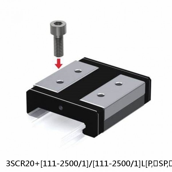 3SCR20+[111-2500/1]/[111-2500/1]L[P,​SP,​UP] THK Caged-Ball Cross Rail Linear Motion Guide Set