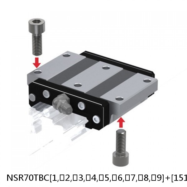 NSR70TBC[1,​2,​3,​4,​5,​6,​7,​8,​9]+[151-3000/1]L THK Self-Aligning Linear Guide Accuracy and Preload Selectable NSR-TBC Series