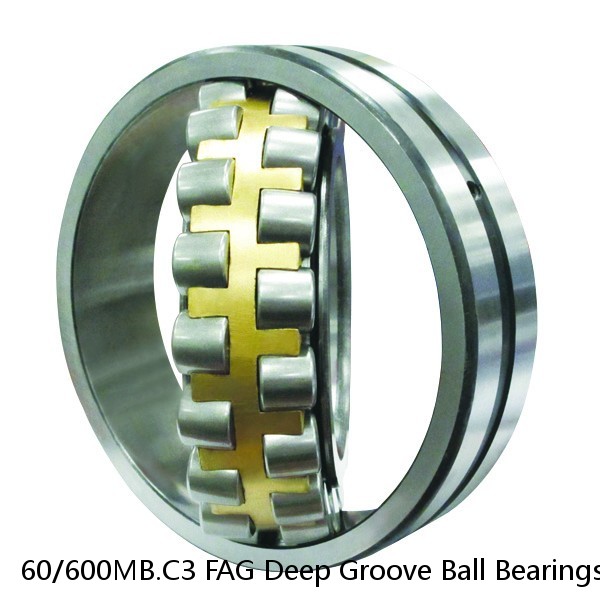 60/600MB.C3 FAG Deep Groove Ball Bearings #1 small image