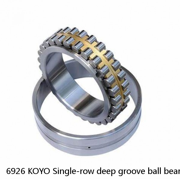 6926 KOYO Single-row deep groove ball bearings #1 small image