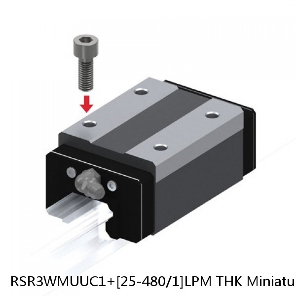 RSR3WMUUC1+[25-480/1]LPM THK Miniature Linear Guide Full Ball RSR Series #1 small image