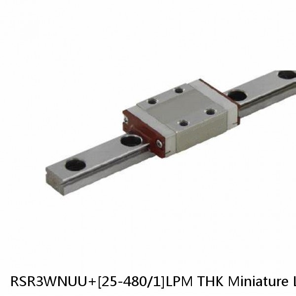 RSR3WNUU+[25-480/1]LPM THK Miniature Linear Guide Full Ball RSR Series #1 small image