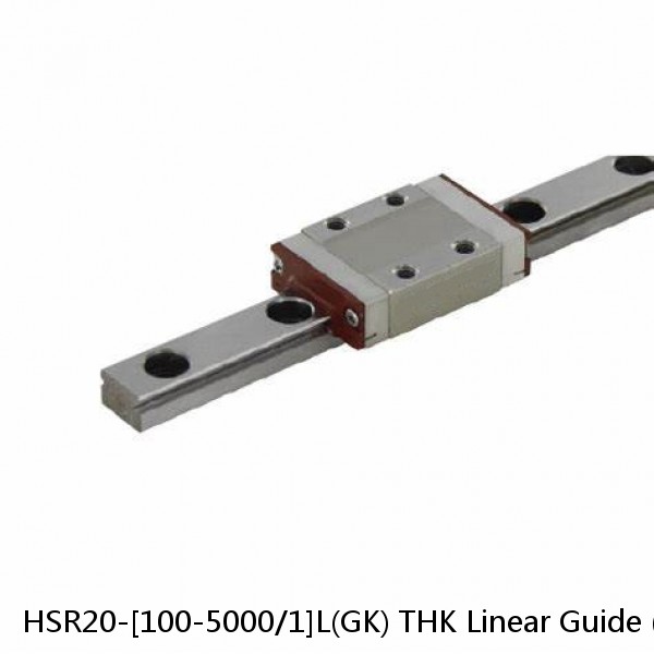 HSR20-[100-5000/1]L(GK) THK Linear Guide (Rail Only) Standard Grade Interchangeable HSR Series