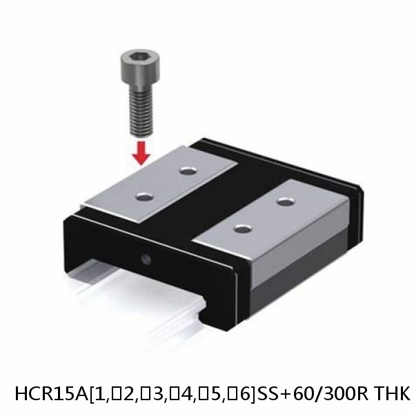 HCR15A[1,​2,​3,​4,​5,​6]SS+60/300R THK Curved Linear Guide Shaft Set Model HCR