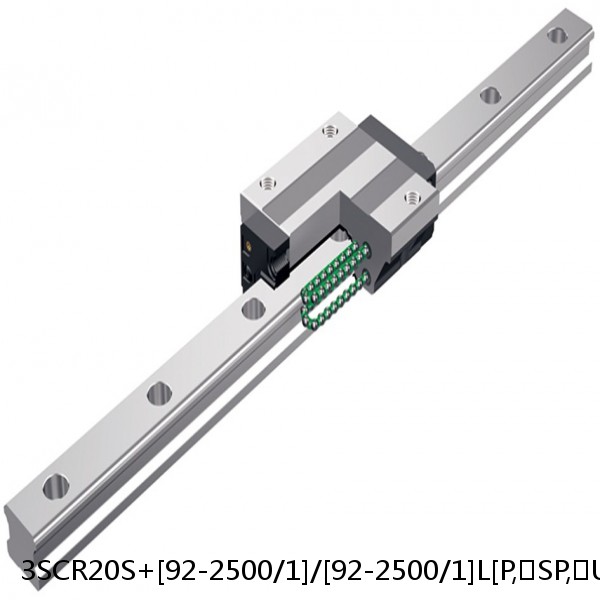 3SCR20S+[92-2500/1]/[92-2500/1]L[P,​SP,​UP] THK Caged-Ball Cross Rail Linear Motion Guide Set