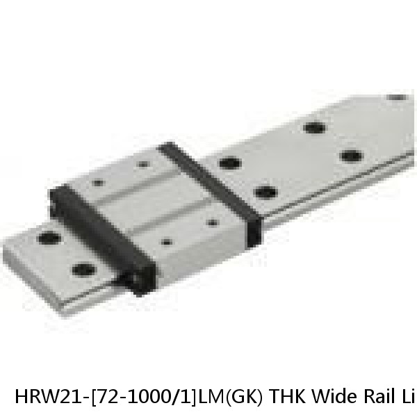 HRW21-[72-1000/1]LM(GK) THK Wide Rail Linear Guide (Rail Only) Interchangeable HRW Series