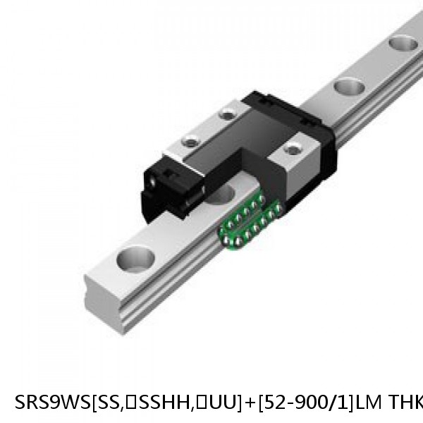 SRS9WS[SS,​SSHH,​UU]+[52-900/1]LM THK Miniature Linear Guide Caged Ball SRS Series
