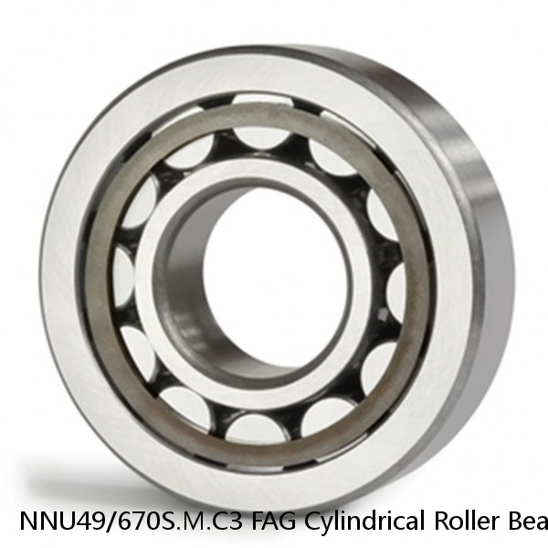 NNU49/670S.M.C3 FAG Cylindrical Roller Bearings #1 image