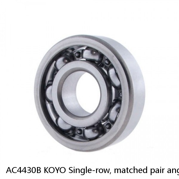 AC4430B KOYO Single-row, matched pair angular contact ball bearings #1 image