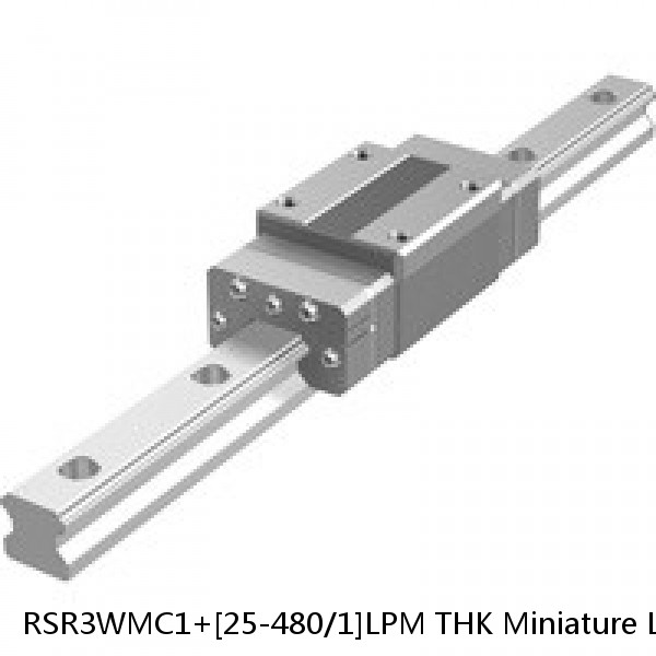 RSR3WMC1+[25-480/1]LPM THK Miniature Linear Guide Full Ball RSR Series #1 image