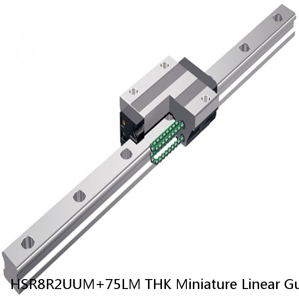 HSR8R2UUM+75LM THK Miniature Linear Guide Stocked Sizes HSR8 HSR10 HSR12 Series #1 image