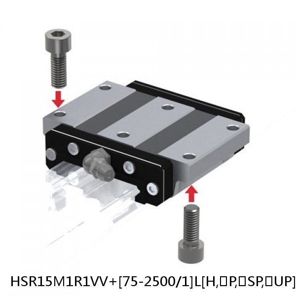 HSR15M1R1VV+[75-2500/1]L[H,​P,​SP,​UP] THK Medium to Low Vacuum Linear Guide Accuracy and Preload Selectable HSR-M1VV Series #1 image