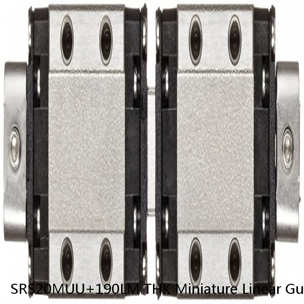 SRS20MUU+190LM THK Miniature Linear Guide Stocked Sizes Standard and Wide Standard Grade SRS Series #1 image