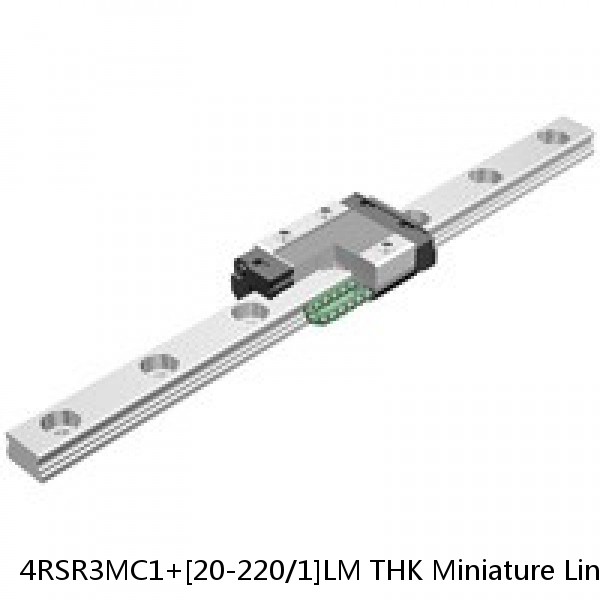 4RSR3MC1+[20-220/1]LM THK Miniature Linear Guide Full Ball RSR Series #1 image